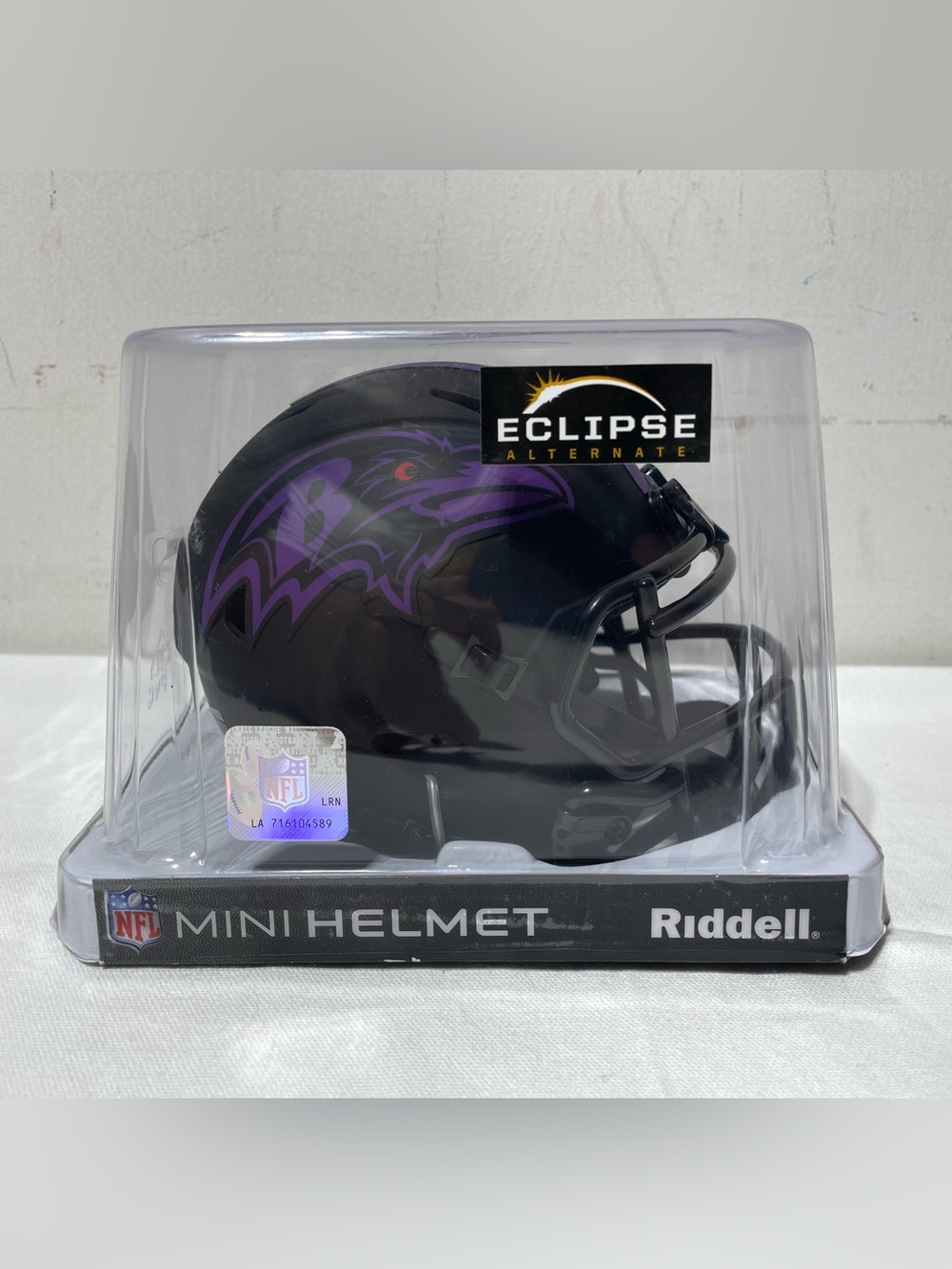Riddell Baltimore Ravens Eclipse Alternate Speed Mini Helmet Black Purple NEW
